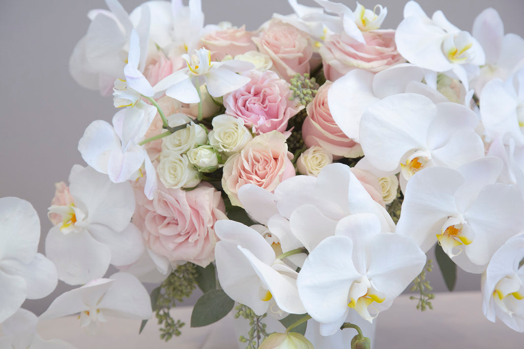 Luxury signature floral arrangement by Dolce Fiore
